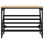 vidaXL Schuhregal Sonoma-Eiche 60x30x45 cm Holzwerkstoff vidaXL Schuhregal Sonoma-Eiche 60x30x45 cm Holzwerkstoff