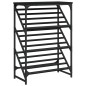 vidaXL Schuhregal Schwarz 60x30x85 cm Holzwerkstoff vidaXL Schuhregal Schwarz 60x30x85 cm Holzwerkstoff