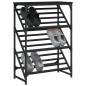 vidaXL Schuhregal Schwarz 60x30x85 cm Holzwerkstoff vidaXL Schuhregal Schwarz 60x30x85 cm Holzwerkstoff