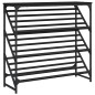 vidaXL Schuhregal Schwarz 90x30x85 cm Holzwerkstoff vidaXL Schuhregal Schwarz 90x30x85 cm Holzwerkstoff