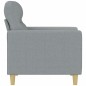vidaXL Sofasessel Hellgrau 60 cm Stoff vidaXL Sofasessel Hellgrau 60 cm Stoff