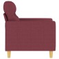 vidaXL Sofasessel Weinrot 60 cm Stoff vidaXL Sofasessel Weinrot 60 cm Stoff