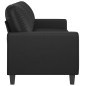 vidaXL 3-Sitzer-Sofa Schwarz 180 cm Kunstleder vidaXL 3-Sitzer-Sofa Schwarz 180 cm Kunstleder