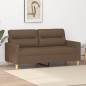 vidaXL 2-Sitzer-Sofa Braun 140 cm Stoff vidaXL 2-Sitzer-Sofa Braun 140 cm Stoff