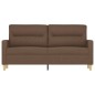 vidaXL 2-Sitzer-Sofa Braun 140 cm Stoff vidaXL 2-Sitzer-Sofa Braun 140 cm Stoff