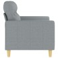 vidaXL 2-Sitzer-Sofa Hellgrau 120 cm Stoff vidaXL 2-Sitzer-Sofa Hellgrau 120 cm Stoff