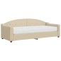 vidaXL Tagesbett mit Matratze Creme 80x200 cm Stoff vidaXL Tagesbett mit Matratze Creme 80x200 cm Stoff