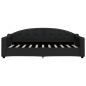 vidaXL Tagesbett mit Matratze Schwarz 90x190 cm Stoff vidaXL Tagesbett mit Matratze Schwarz 90x190 cm Stoff