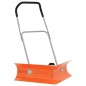 vidaXL Schneeschieber mit Teleskopgriff Orange Stahl vidaXL Schneeschieber mit Teleskopgriff Orange Stahl