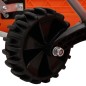 vidaXL Schneeschieber mit Teleskopgriff Orange Stahl vidaXL Schneeschieber mit Teleskopgriff Orange Stahl