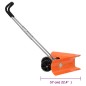 vidaXL Schneeschieber mit Teleskopgriff Orange Stahl vidaXL Schneeschieber mit Teleskopgriff Orange Stahl
