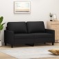 vidaXL 2-Sitzer-Sofa Schwarz 140 cm Kunstleder vidaXL 2-Sitzer-Sofa Schwarz 140 cm Kunstleder