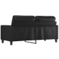 vidaXL 2-Sitzer-Sofa Schwarz 140 cm Kunstleder vidaXL 2-Sitzer-Sofa Schwarz 140 cm Kunstleder