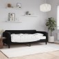 vidaXL Tagesbett mit Matratze Schwarz 90x190 cm Samt vidaXL Tagesbett mit Matratze Schwarz 90x190 cm Samt