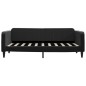 vidaXL Tagesbett mit Matratze Schwarz 90x190 cm Samt vidaXL Tagesbett mit Matratze Schwarz 90x190 cm Samt
