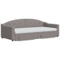 vidaXL Tagesbett Ausziehbar mit Schubladen Taupe 90x200 cm Stoff vidaXL Tagesbett Ausziehbar mit Schubladen Taupe 90x200 cm Stoff
