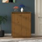 Schuhschrank Honigbraun 60x35x80 cm Massivholz Kiefer Schuhschrank Honigbraun 60x35x80 cm Massivholz Kiefer