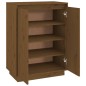 Schuhschrank Honigbraun 60x35x80 cm Massivholz Kiefer Schuhschrank Honigbraun 60x35x80 cm Massivholz Kiefer