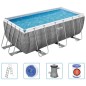 Bestway Power Steel Pool-Set Rechteckig 412x201x122 cm Bestway Power Steel Pool-Set Rechteckig 412x201x122 cm