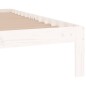 vidaXL Massivholzbett Weiß 75x190 cm vidaXL Massivholzbett Weiß 75x190 cm