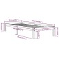 vidaXL Massivholzbett Weiß 75x190 cm vidaXL Massivholzbett Weiß 75x190 cm