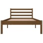 vidaXL Massivholzbett Kiefer 90x190 cm Honigbraun vidaXL Massivholzbett Kiefer 90x190 cm Honigbraun