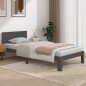 vidaXL Massivholzbett Grau 90x190 cm vidaXL Massivholzbett Grau 90x190 cm