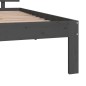 vidaXL Massivholzbett Grau 90x190 cm vidaXL Massivholzbett Grau 90x190 cm