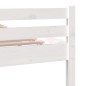 vidaXL Massivholzbett Weiß 75x190 cm vidaXL Massivholzbett Weiß 75x190 cm