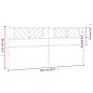 vidaXL Kopfteil Metall Weiß 160 cm vidaXL Kopfteil Metall Weiß 160 cm