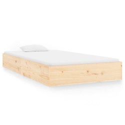 vidaXL Massivholzbett 90x200 cm