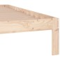 vidaXL Massivholzbett 150x200 cm vidaXL Massivholzbett 150x200 cm