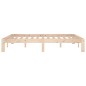 vidaXL Massivholzbett Kiefer 140x190 cm vidaXL Massivholzbett Kiefer 140x190 cm