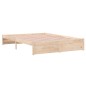 vidaXL Massivholzbett 140x190 cm vidaXL Massivholzbett 140x190 cm