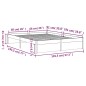 vidaXL Massivholzbett 140x190 cm vidaXL Massivholzbett 140x190 cm
