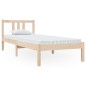 vidaXL Massivholzbett 75x190 cm vidaXL Massivholzbett 75x190 cm