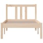 vidaXL Massivholzbett 75x190 cm vidaXL Massivholzbett 75x190 cm