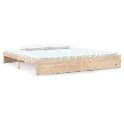 vidaXL Massivholzbett 200x200 cm