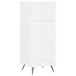 vidaXL Highboard Weiß 34,5x32,5x180 cm Holzwerkstoff vidaXL Highboard Weiß 34,5x32,5x180 cm Holzwerkstoff
