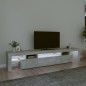 vidaXL TV-Schrank mit LED-Leuchten Betongrau 215x36,5x40 cm vidaXL TV-Schrank mit LED-Leuchten Betongrau 215x36,5x40 cm