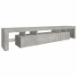vidaXL TV-Schrank mit LED-Leuchten Betongrau 215x36,5x40 cm vidaXL TV-Schrank mit LED-Leuchten Betongrau 215x36,5x40 cm