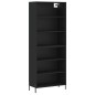 vidaXL Highboard Schwarz 69,5x32,5x180 cm Holzwerkstoff vidaXL Highboard Schwarz 69,5x32,5x180 cm Holzwerkstoff