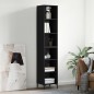 vidaXL Highboard Schwarz 34,5x32,5x180 cm Holzwerkstoff vidaXL Highboard Schwarz 34,5x32,5x180 cm Holzwerkstoff