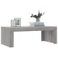 Couchtisch Grau Sonoma 102x50x36 cm Holzwerkstoff Couchtisch Grau Sonoma 102x50x36 cm Holzwerkstoff
