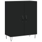 vidaXL Highboard Schwarz 69,5x34x180 cm Holzwerkstoff vidaXL Highboard Schwarz 69,5x34x180 cm Holzwerkstoff