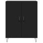 vidaXL Highboard Schwarz 69,5x34x180 cm Holzwerkstoff vidaXL Highboard Schwarz 69,5x34x180 cm Holzwerkstoff