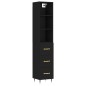 vidaXL Highboard Schwarz 34,5x34x180 cm Holzwerkstoff vidaXL Highboard Schwarz 34,5x34x180 cm Holzwerkstoff