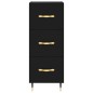 vidaXL Highboard Schwarz 34,5x34x180 cm Holzwerkstoff vidaXL Highboard Schwarz 34,5x34x180 cm Holzwerkstoff