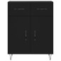 vidaXL Highboard Schwarz 69,5x34x180 cm Holzwerkstoff vidaXL Highboard Schwarz 69,5x34x180 cm Holzwerkstoff