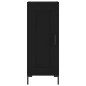 vidaXL Highboard Schwarz 34,5x34x180 cm Holzwerkstoff vidaXL Highboard Schwarz 34,5x34x180 cm Holzwerkstoff
